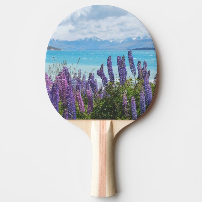 lavender vid sjö-kusten pingisracket (Framsidan)
