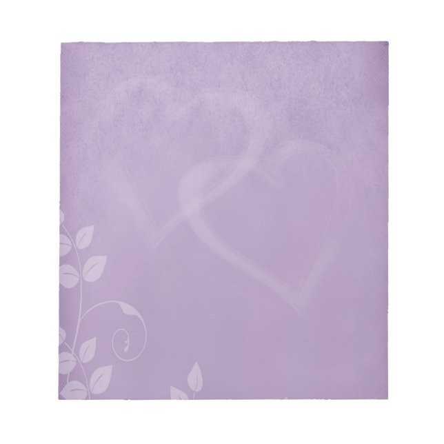 Lavender Vintage Anteckningsblock (Framsida)