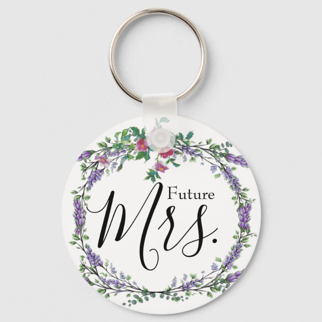 Lavender, vintage Ro, Eucalyptus, Future Mrs. Nyckelring (Framsida)