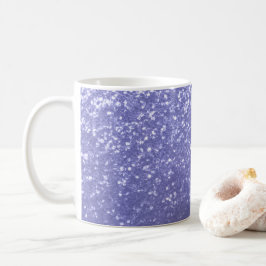 Lavender violet sparkles glitter bling kaffemugg