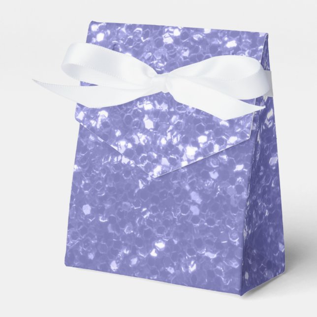 Lavender violet sparkles glitter bling presentaskar (Framsidan Sidan)