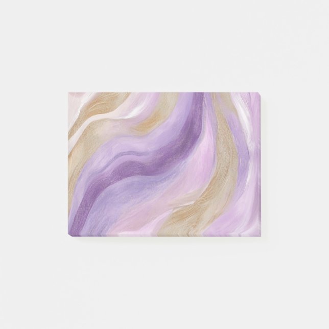 Lavender-viskare Post-it Block (Framsida)