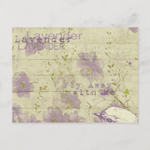 Lavender Vykort
