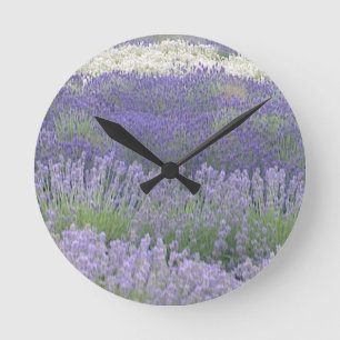 Lavender Wall Clock Rund Klocka