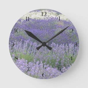 Lavender Wall Clock Rund Klocka