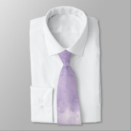 Lavender Watercolor Necktie Slips