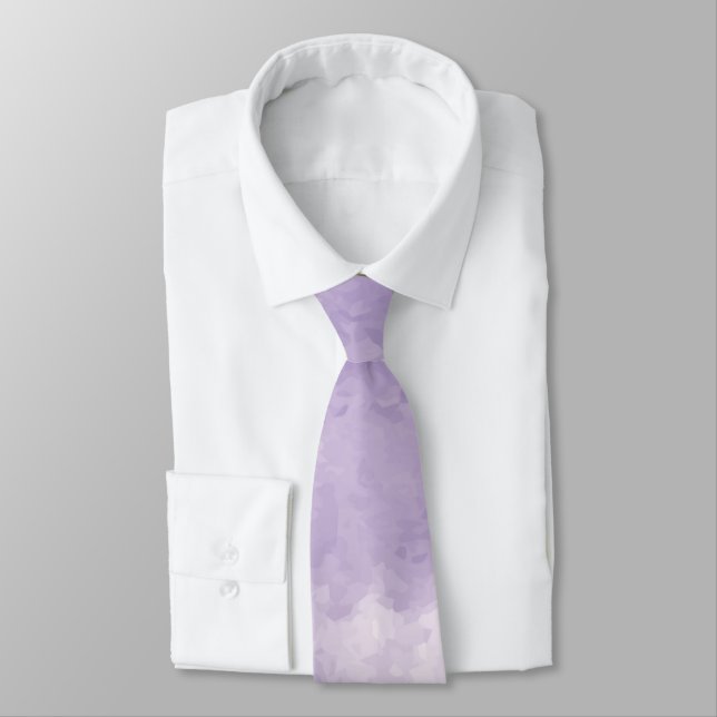 Lavender Watercolor Necktie Slips (Bunden)