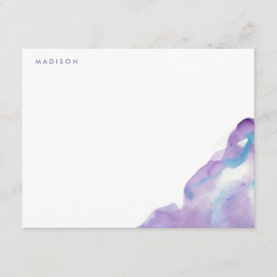 Lavender Watercolor Tackkort Inbjudningar