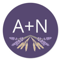 Lavender & Wheat Lila Sticker