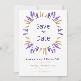 Lavender & Wheat Spara Datumet