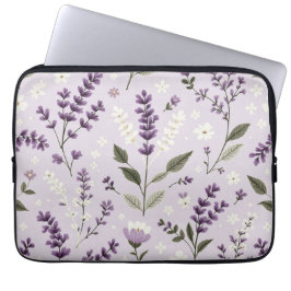 Lavender Whispers - 13 tum Botaniskt Laptop sleeve