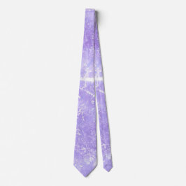 Lavender White Blue Abstrakt Print Slipsar