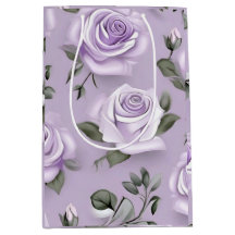 Lavender & white bröllop-presentsäck