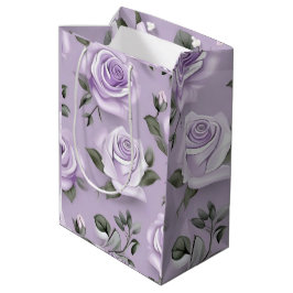 Lavender & white bröllop-presentsäck