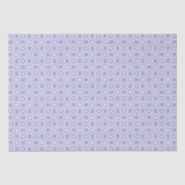 Lavender & White Floral Lattice Pattern