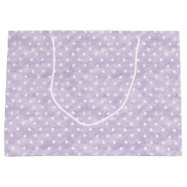 Lavender White Polka Dots Birthday