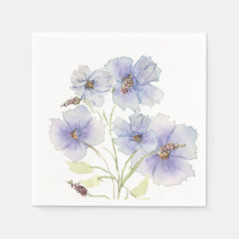 Lavender WildblommParty Napkins Pappersservett