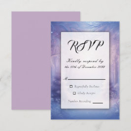 Lavender Winter Snowfall Sergranat OSA Kort