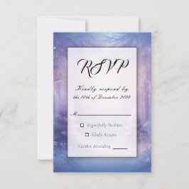 Lavender Winter Snowfall Sergranat OSA Kort