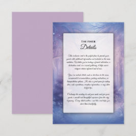 Lavender Winter Snowfall Sergranat Tilläggskort