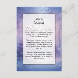 Lavender Winter Snowfall Sergranat Tilläggskort