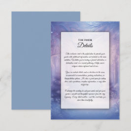 Lavender Winter Snowfall Sergranat Tilläggskort