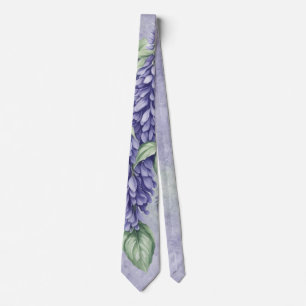 Lavender Wisteria Flowers Marble Groom Bröllop Slips
