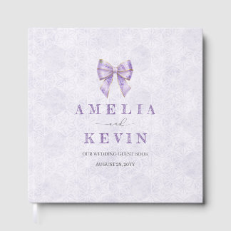 Lavender Wisteria Ribbon – Japanese-Inspired Gästböcker