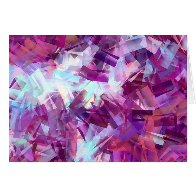 LAVENDERFLÖDESKORT HÄLSNINGSKORT (Framsidan Horizontal)