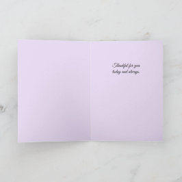 Lavender's Gratitude - Tack you Card Kort