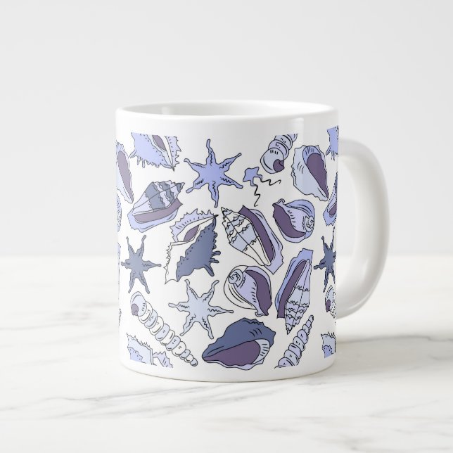 Lavendersektioner Jumbo Mugg (Framsida höger)