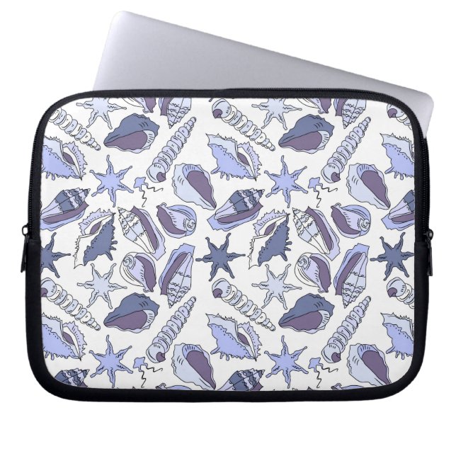 Lavendersektioner Laptop Sleeve (Framsidan)