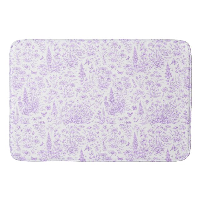 Lavendertygel Badrumsmatta (Framsidan)