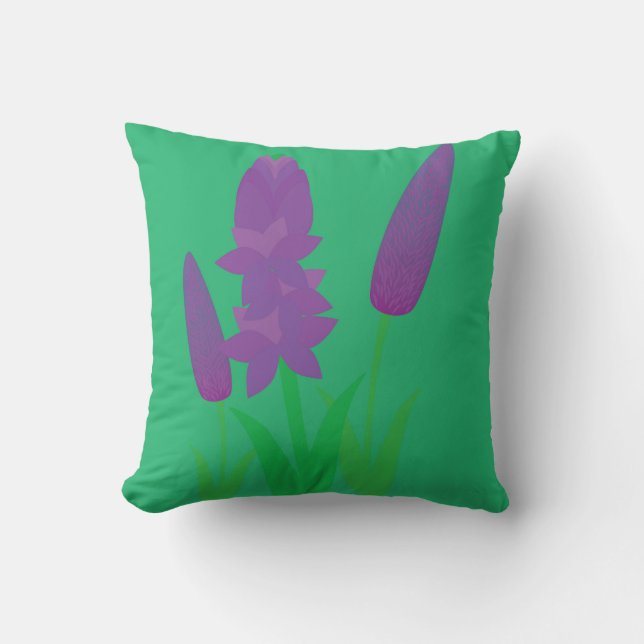 Lavenderväxter Kudde (Framsida)