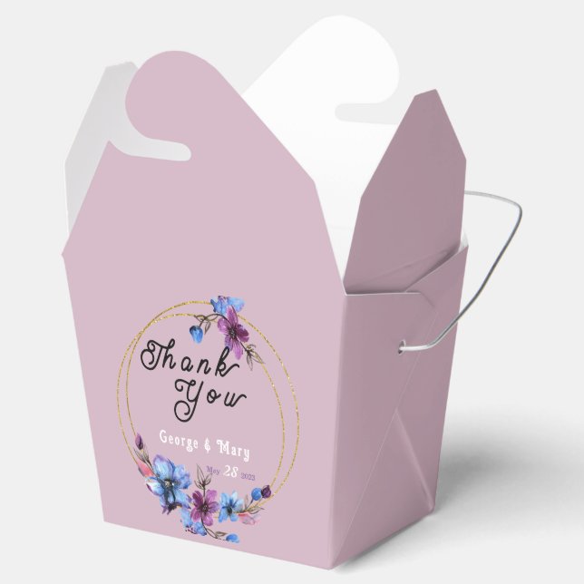 Lavendra Circle Bröllop Presentaskar (Öppnad)