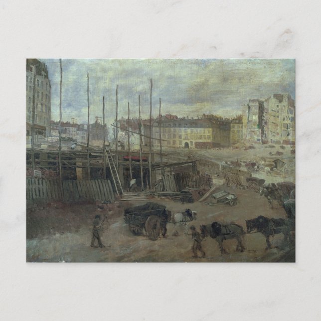 L'Avenue de L'Opera, 1878 Vykort (Framsida)