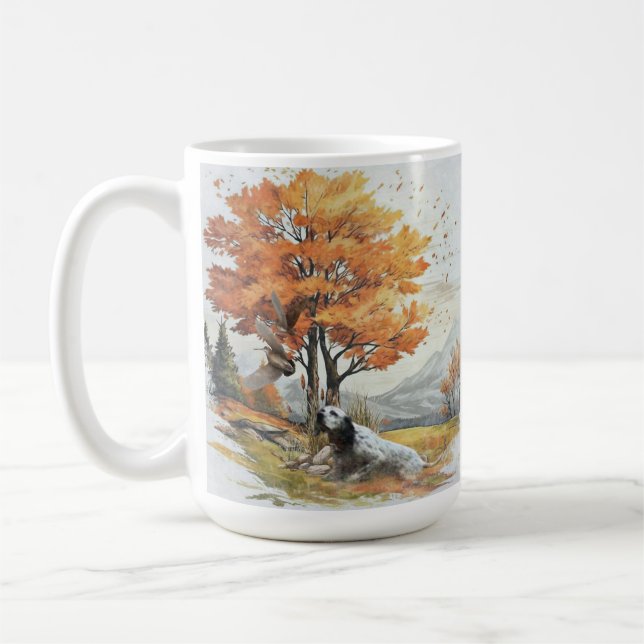 "Laverack" engelsk setter jakt Kaffemugg (Vänster)