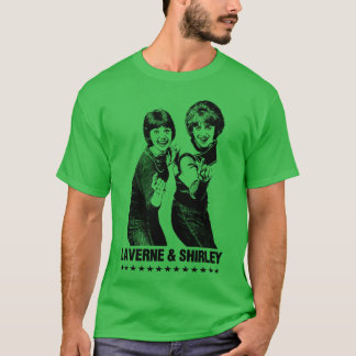 Laverne och Shirley 80-tals vän pojke T Shirt