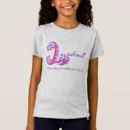 Lavina känt och menande för flickor bekläda t-shirt