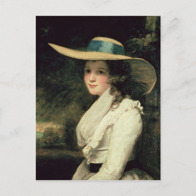 Lavinia Bingham, 2nd Countess Spencer 1785-6 Vykort (Framsida)