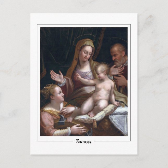 Lavinia Fontana #24 - Fin Art-vykort Vykort (Framsida)
