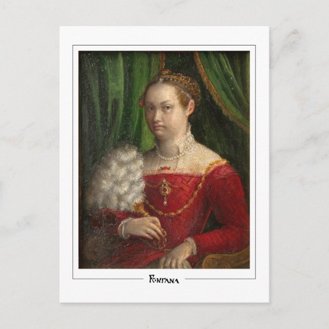 Lavinia Fontana #57 - Fine Art Postcard Vykort (Framsida)