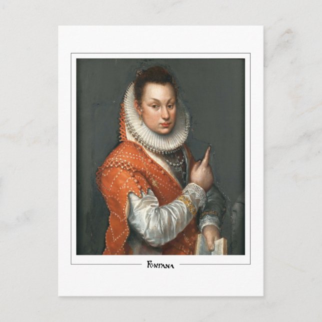 Lavinia Fontana #59 - Fine Art Postcard Vykort (Framsida)