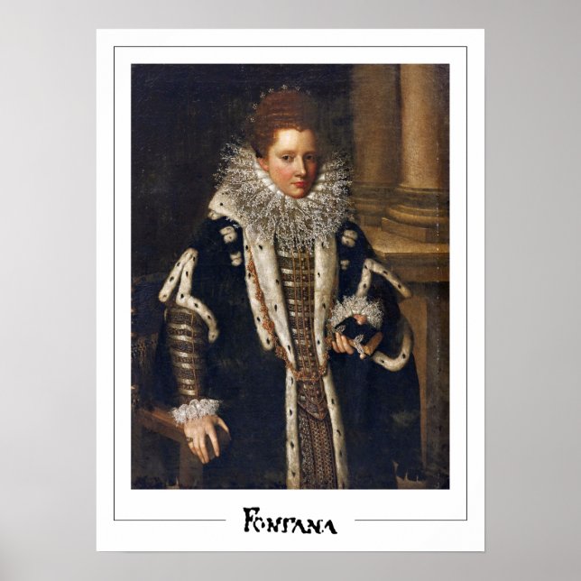 Lavinia Fontana Zedign Art Poster #51 (Framsidan)