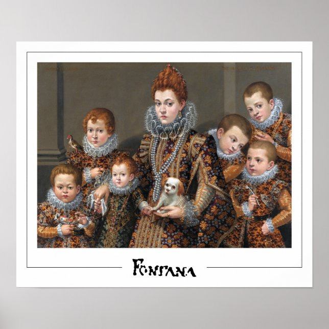 Lavinia Fontana Zedign Art Poster #6 (Framsidan)