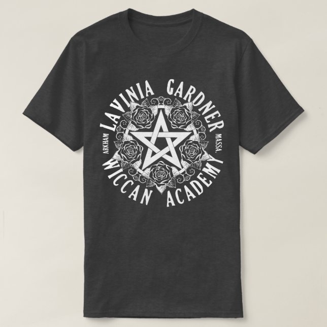 Lavinia Gardner Wiccan Academy T Shirt (Design framsida)