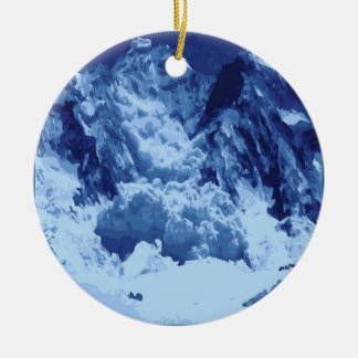 Lavinprydnad Julgransprydnad Keramik