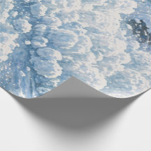 Lavinstorm Berg Snö Scen