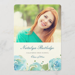 Lavish Blommigt Studenten meddelande