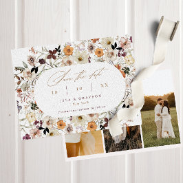 Lavish Fall Vild Flowers 3 Foton Bröllop Spara Datumet